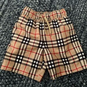 Burberry Classic Check Boys Swim 4y 4t Shorts Trunks Beige Print
